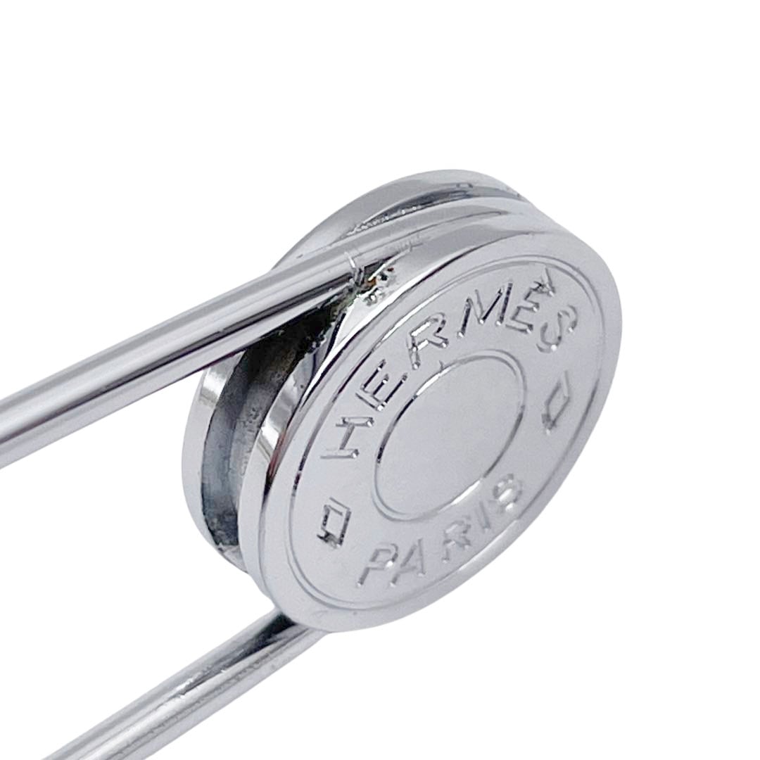 HERMES エルメス セリエ ピンブローチ 安全ピン シルバー