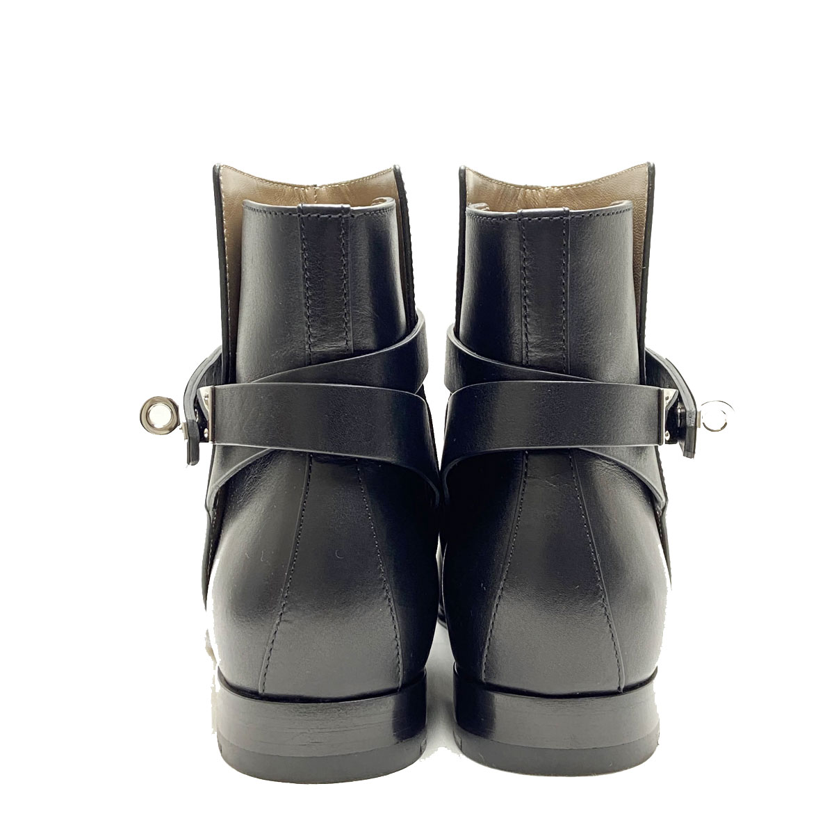 HERMES エルメス ケリー ショートブーツ ネオ アンクルブーツ ブラック