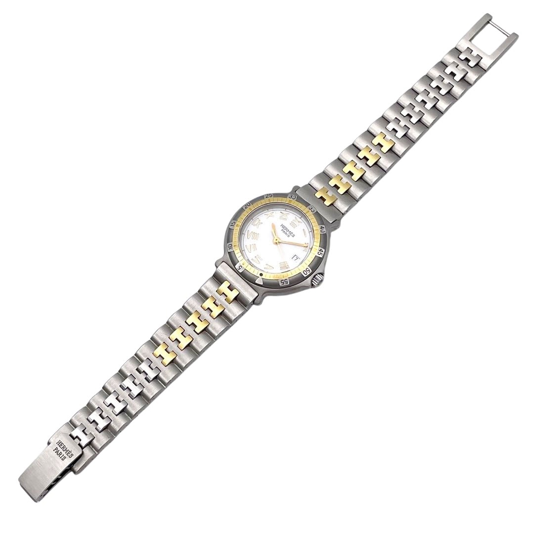 HERMES エルメス レディース腕時計 キャプテンニモ デイト クォーツ