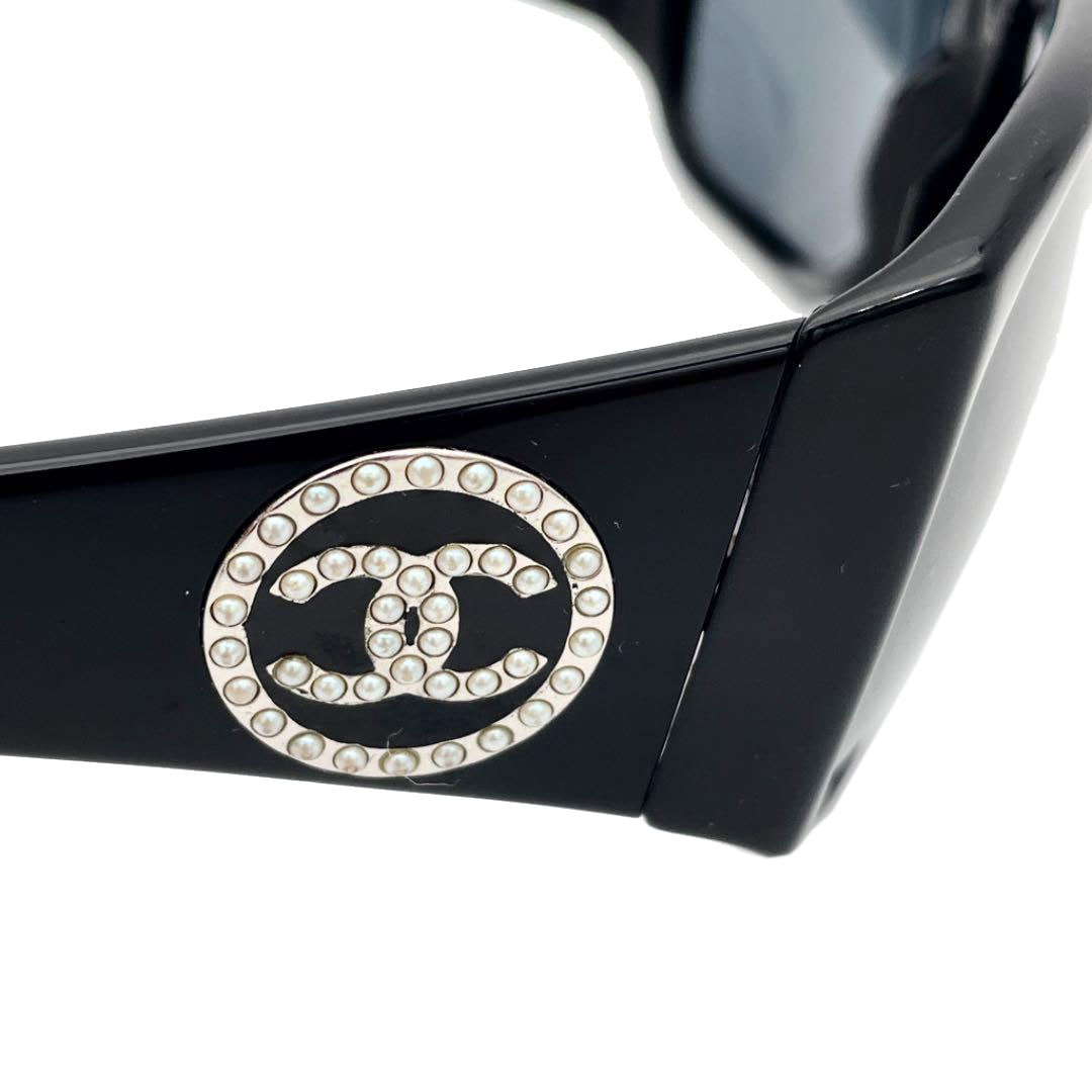 CHANEL シャネル サングラス サイドココマーク フェイクパール