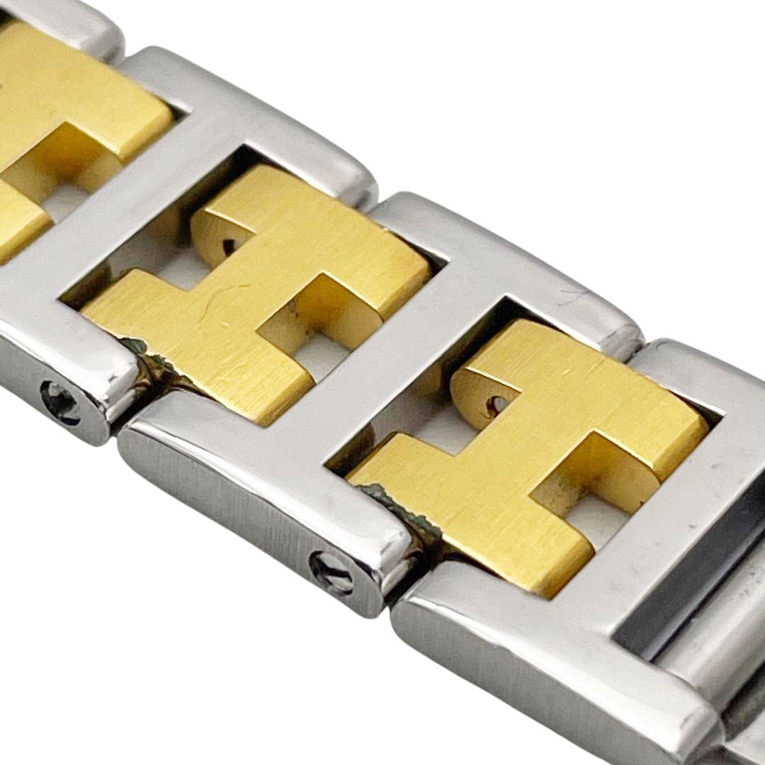 HERMES エルメス レディース腕時計 クロアジュール QZ SS コンビ