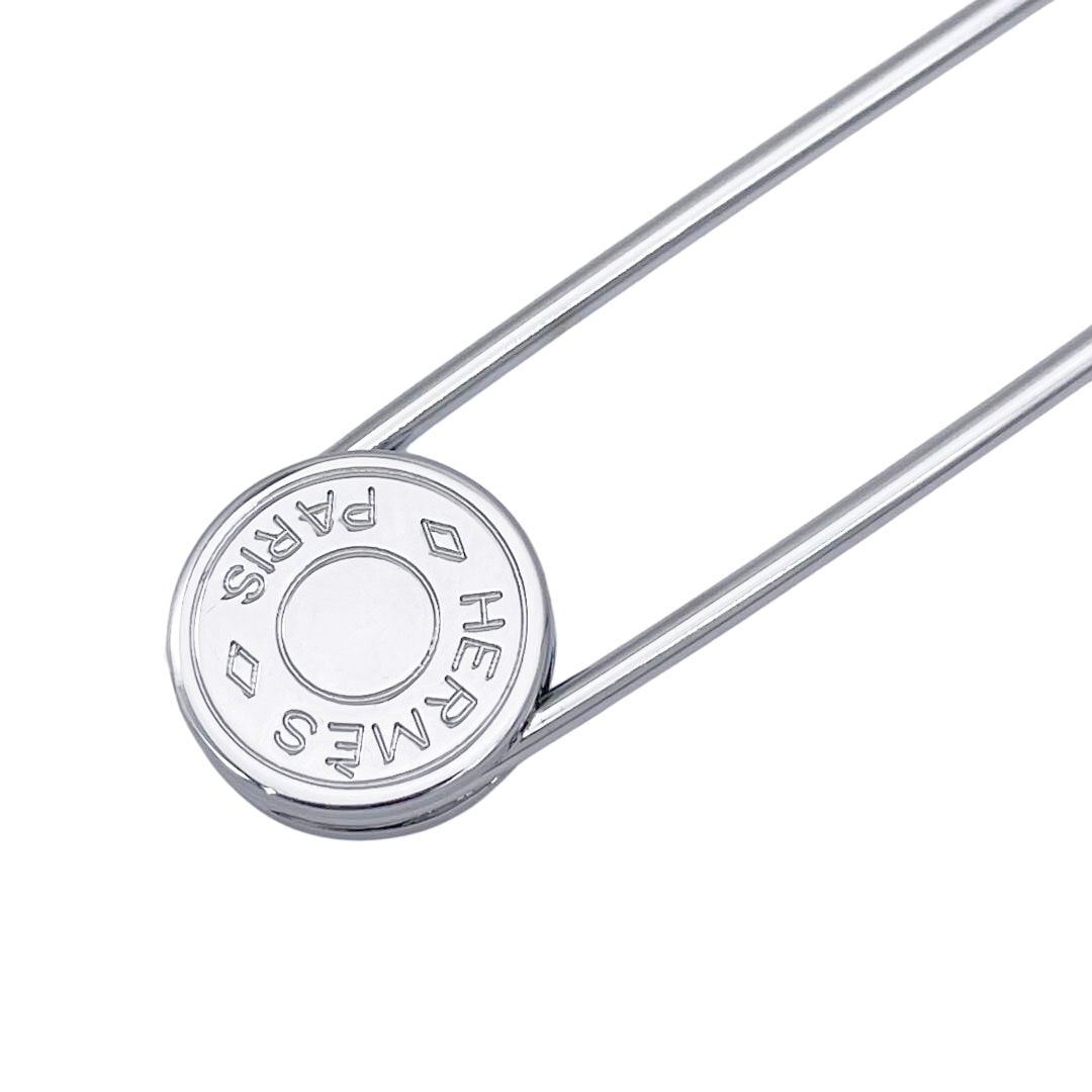 HERMES エルメス セリエ ピンブローチ 安全ピン シルバー