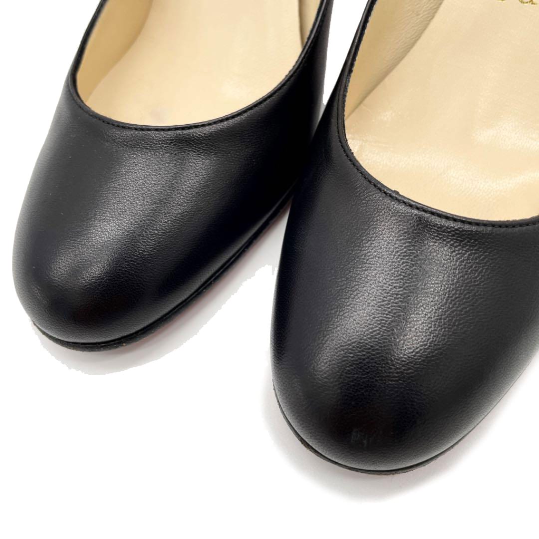 Christian Louboutin クリスチャンルブタン パンプス レザー ブラック