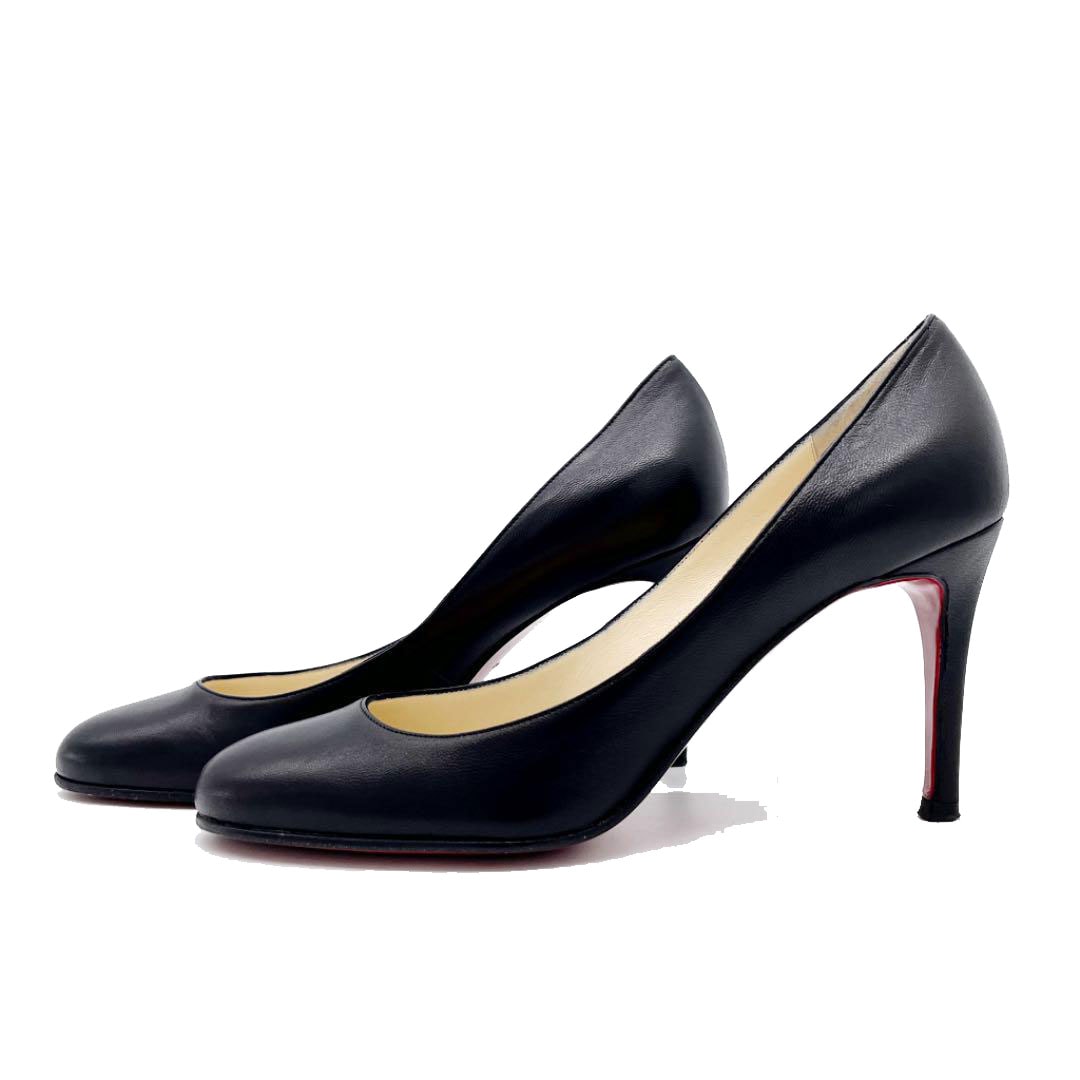 Christian Louboutin クリスチャンルブタン パンプス レザー ブラック
