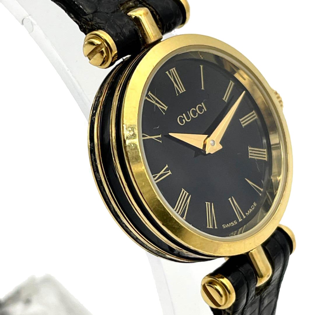 GUCCI グッチ レディース 腕時計 シェリーライン クオーツ リザード