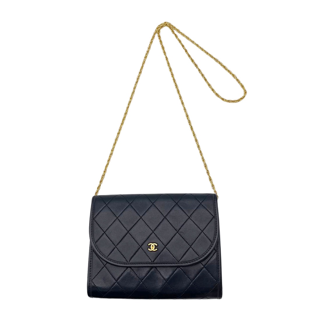 CHANEL シャネル ミニチェーンショルダーバッグ ポシェット プッシュ