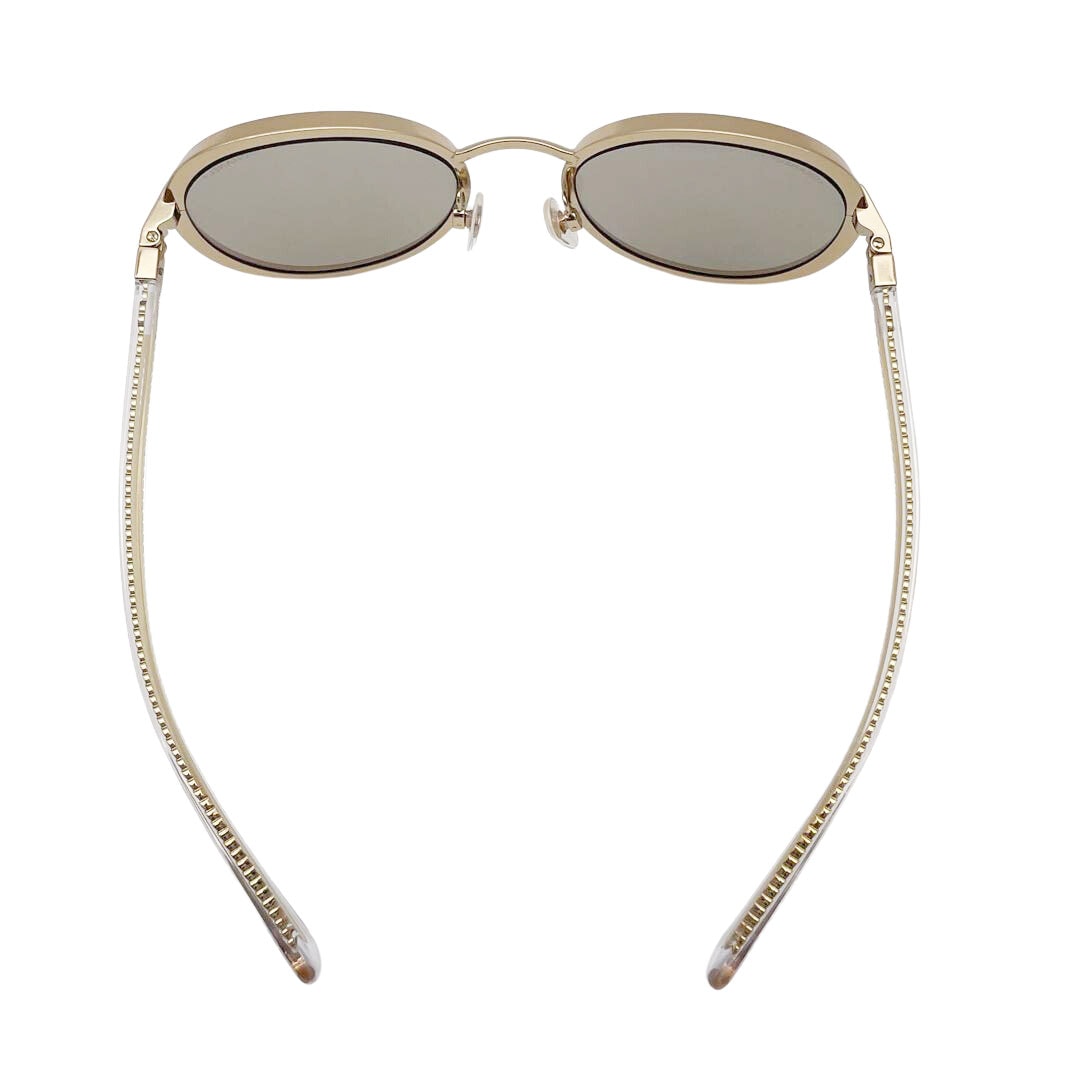 CHANEL シャネル サングラス メタルフレーム チェーンモチーフ