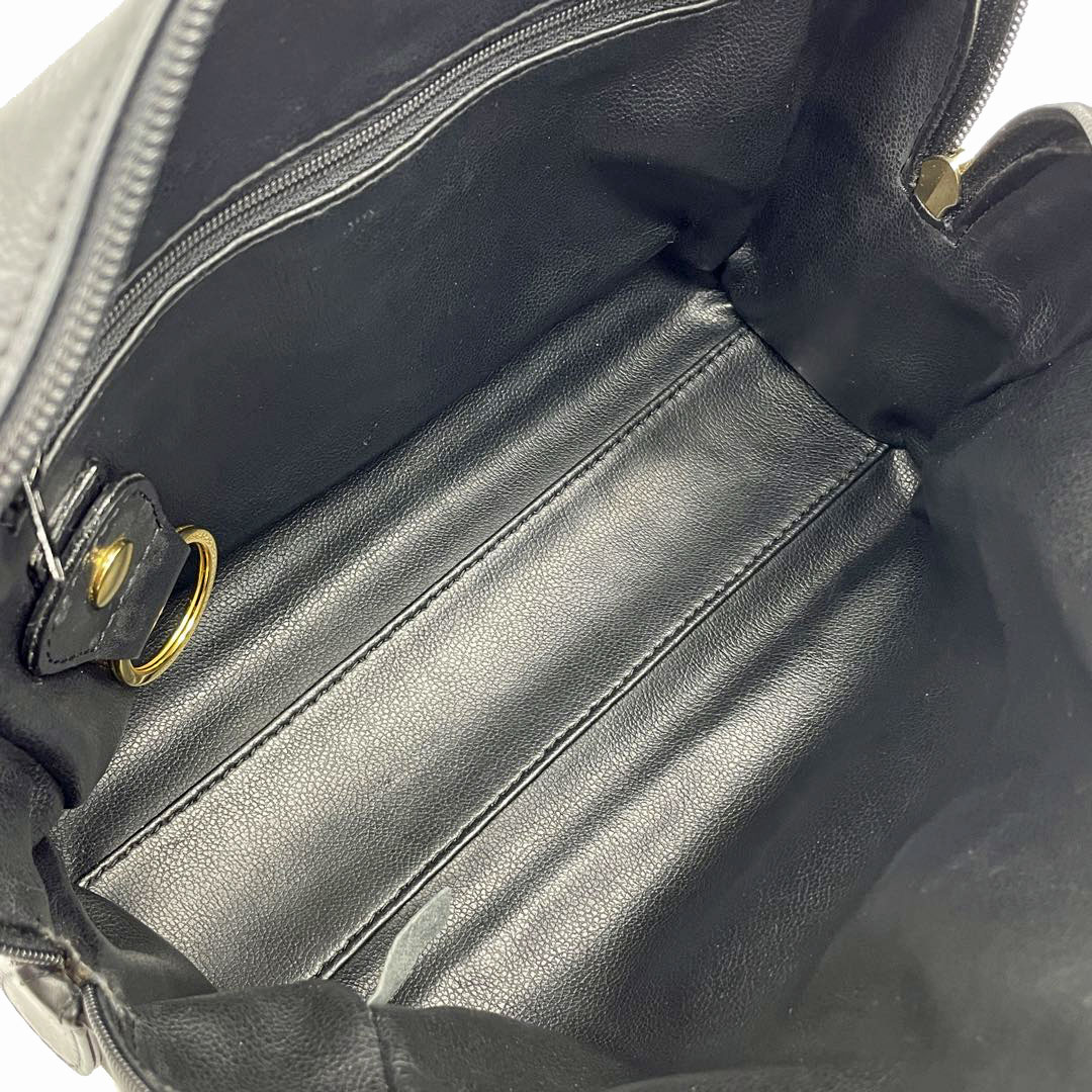 Christian Dior クリスチャンディオール ハンドバッグ CDロゴ レザー