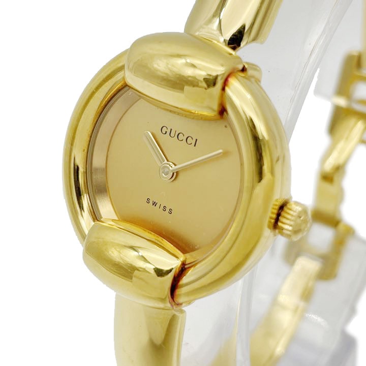 GUCCI グッチ レディース腕時計 バングルウォッチ ゴールド 1400L QZ