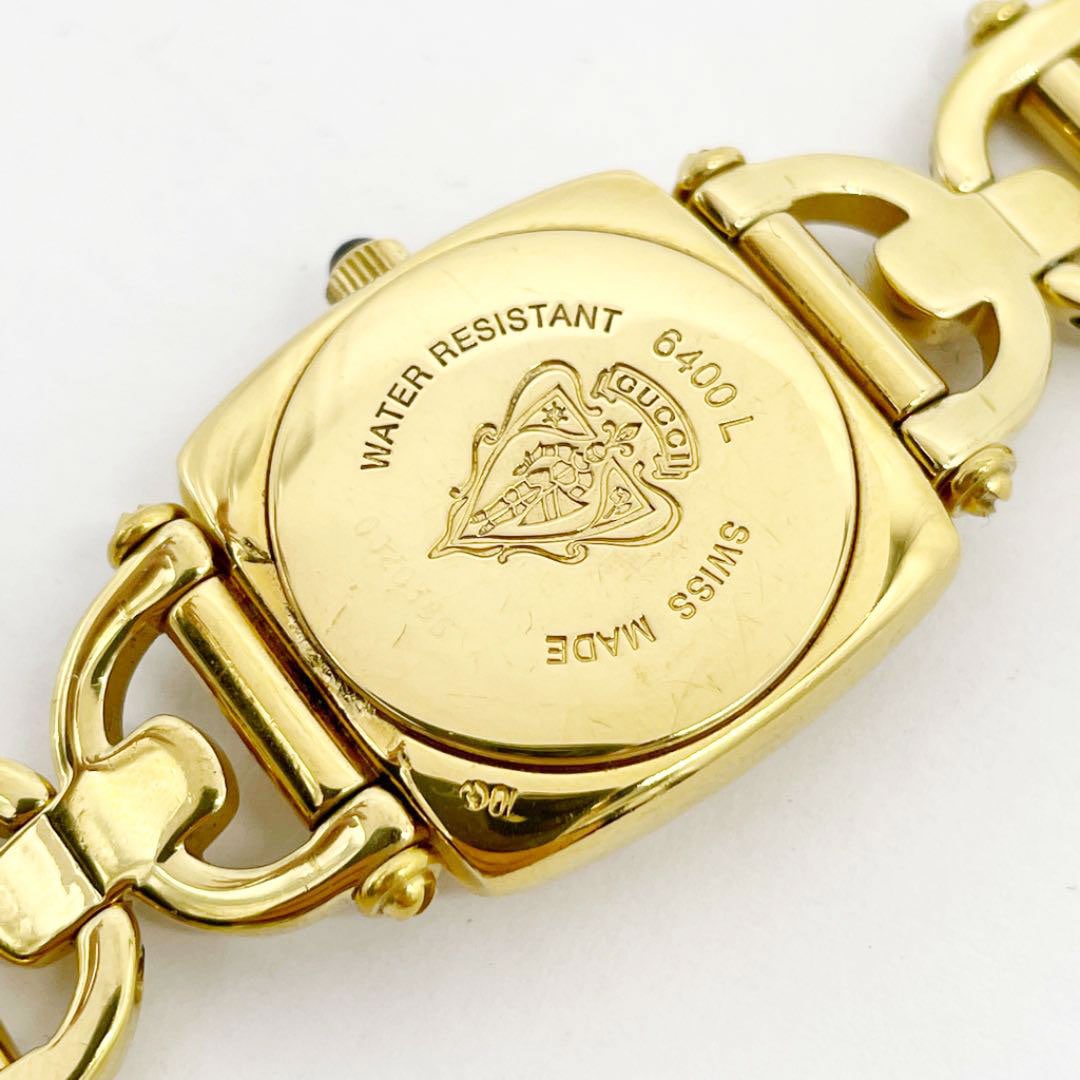 GUCCI グッチ レディース腕時計 ホースビット ブレスウォッチ QZ