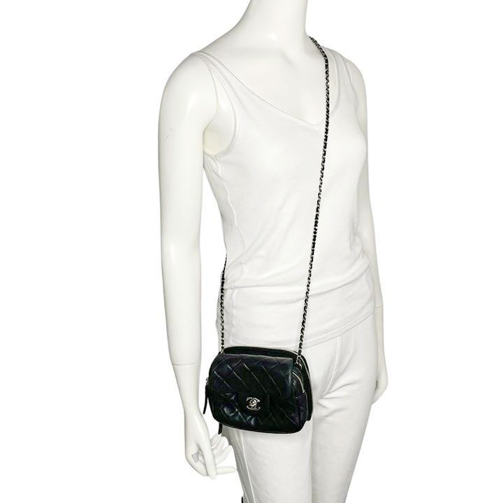 CHANEL シャネル ミニマトラッセ チェーンウォレット ポーチ ターン