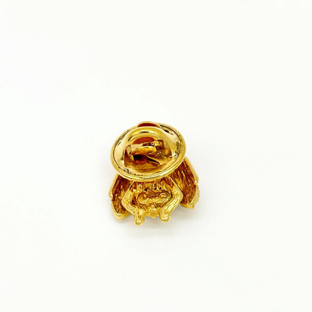 Christian Dior クリスチャンディオール ピンブローチ 蜂 ビー ライン