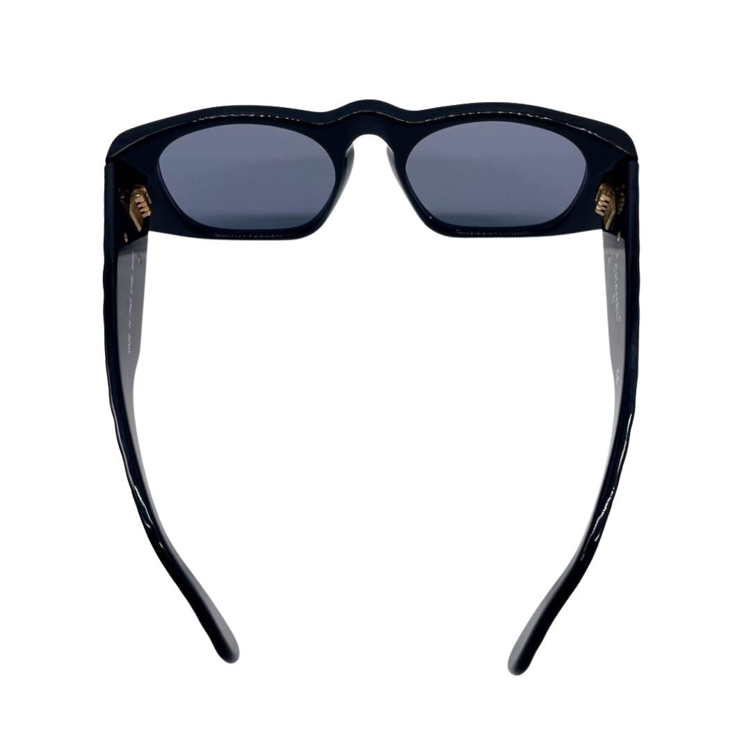 CHANEL シャネル サングラス マトラッセ ココマーク ブラック ゴールド