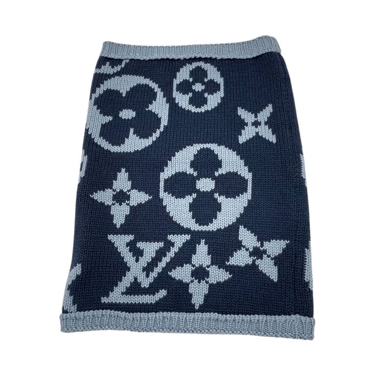 LOUIS VUITTON ルイヴィトン スヌードグランフロア モノグラム ニット