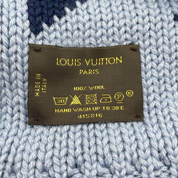 LOUIS VUITTON ルイヴィトン スヌードグランフロア モノグラム ニット