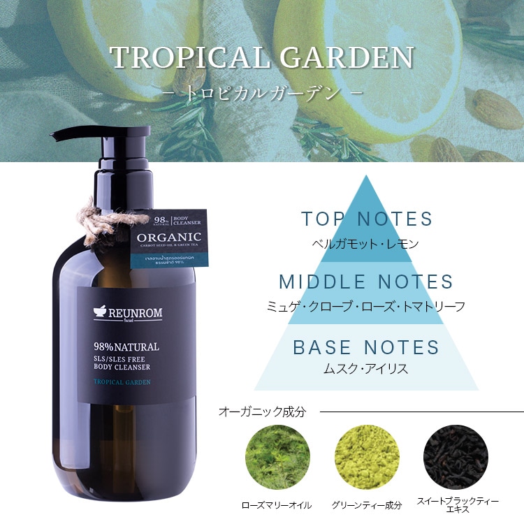 ナチュラル ボディクレンザー」REUNROM(レンロン)/タイコスメ公式通販