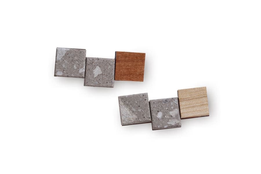 札幌軟石ブローチ〈shikaku-3・big〉 | Liaison（リエゾン） 【 北海道