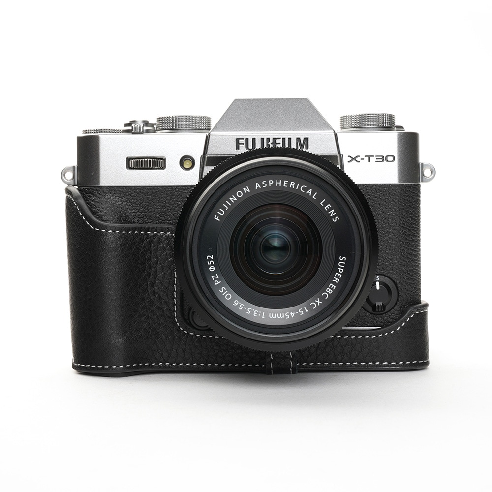 TP Original FUJIFIFILM X-T30/20/10 用 ボディーハーフケース ブラック