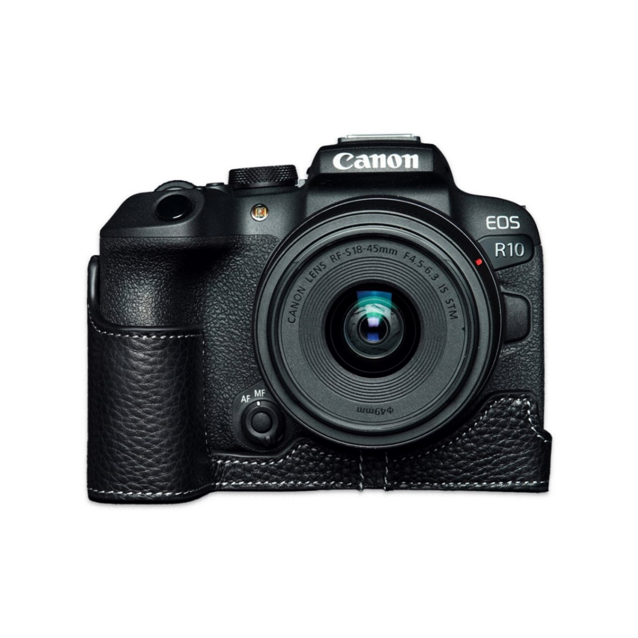 TP Original Canon EOS R10 用 ボディーハーフケース ブラック