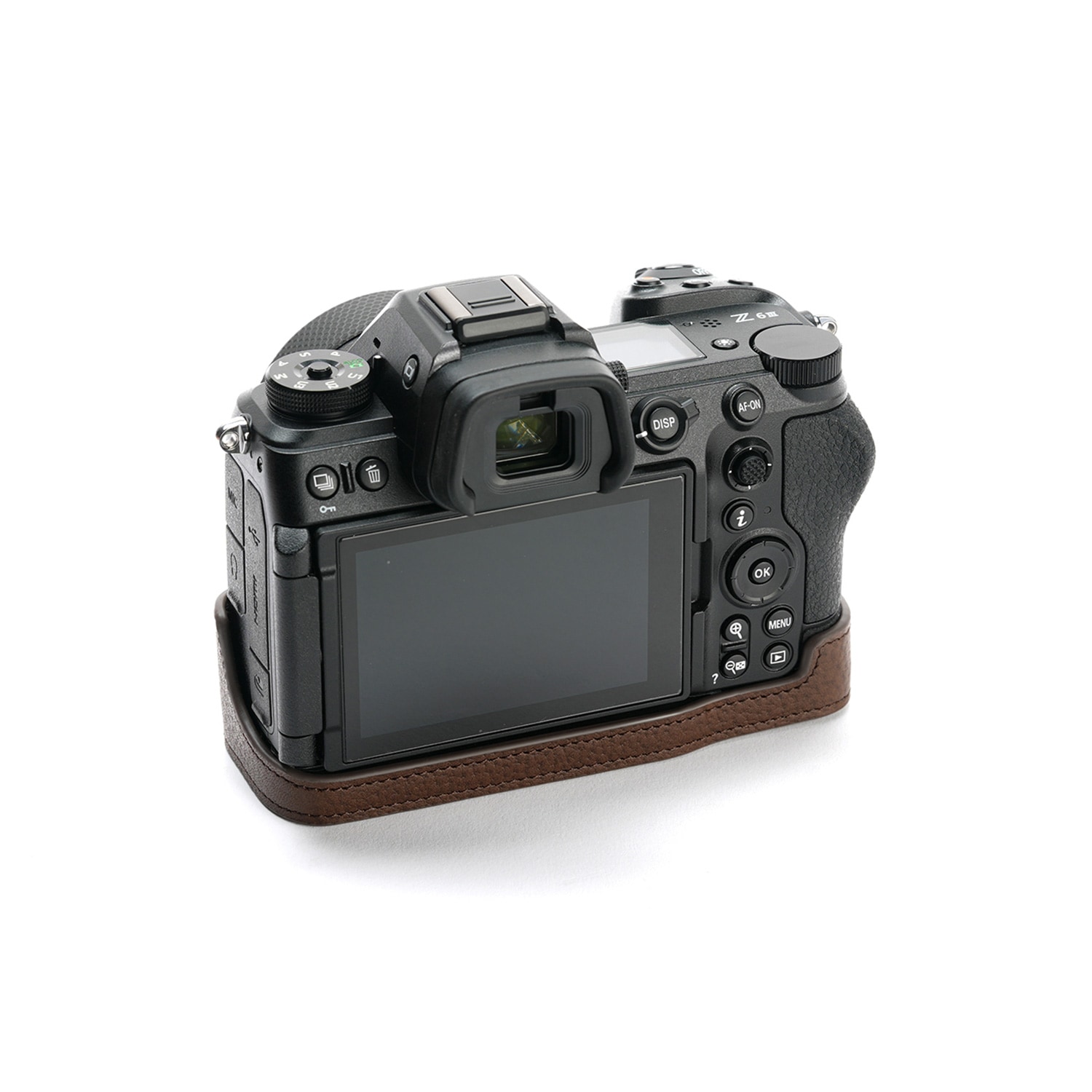 TP Original Nikon Z6III用 ボディーハーフケース ダークブラウン