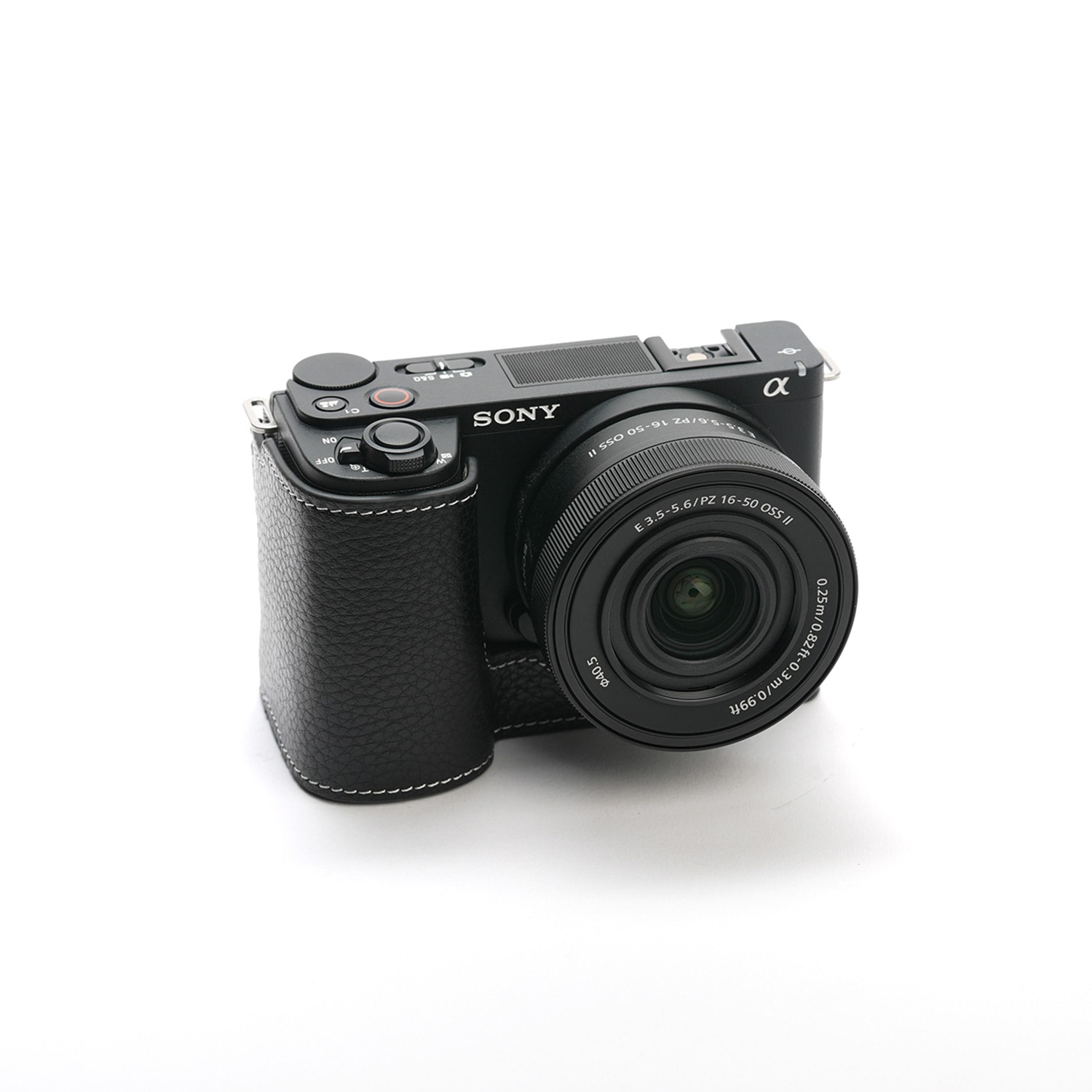 TP Original SONY VLOGCAM ZV-E10 II用 ボディーハーフケース ブラック