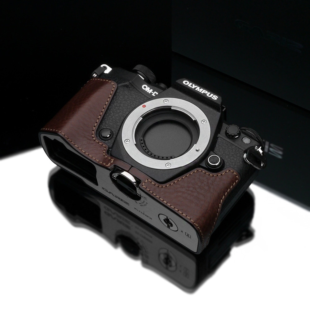GARIZ OLYMPUS OM-D E-M5 Mark II用 本革カメラケース XS-CHEM5IIABR