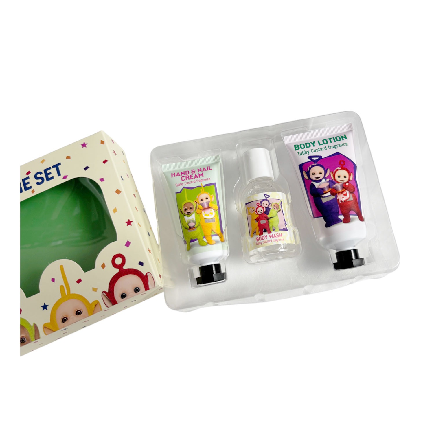 公式] メーカー直営 テレタビーズ ボディケアセット タビーカスタード