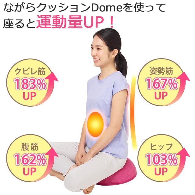 ながらクッションDome NCD-100 バランスボール