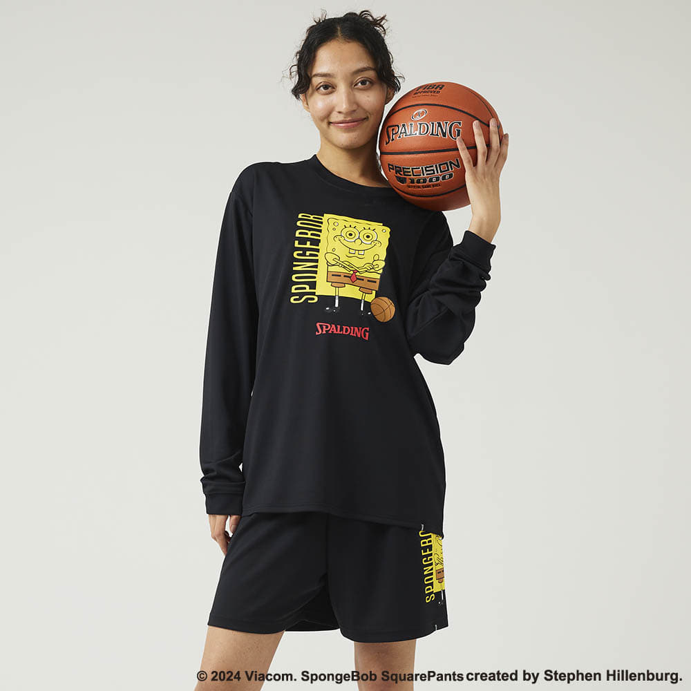 30%OFF価格】ロングスリーブTシャツ スポンジ・ボブ バスケットボール