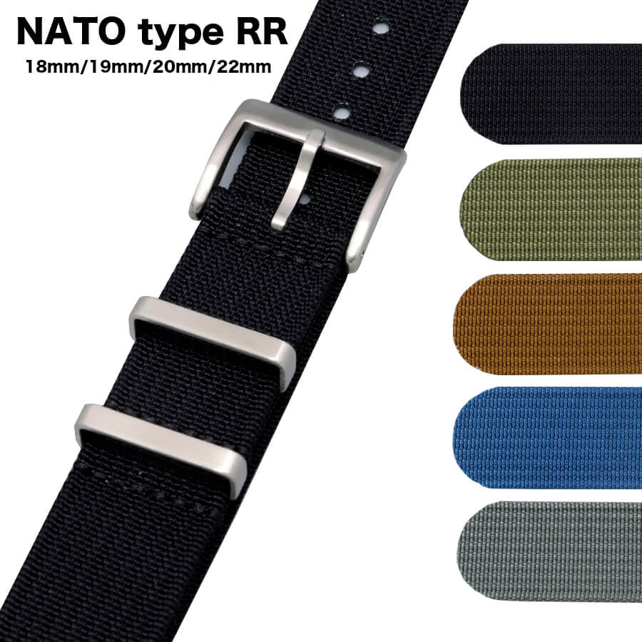 NATOベルト ナイロンベルト 18mm 19mm 20mm 22mm NATOストラップ nato