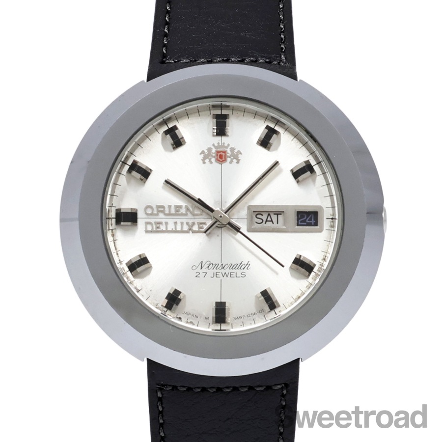 オリエント デラックス ノンスクラッチ 超硬合金ケース 1970年代 w