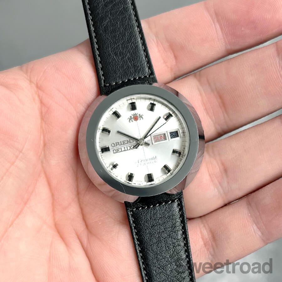 オリエント デラックス ノンスクラッチ 超硬合金ケース 1970年代 w