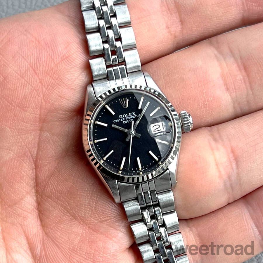 ロレックス オイスターパーペチュアルデイト Ref.6517 レッドアイ 1969