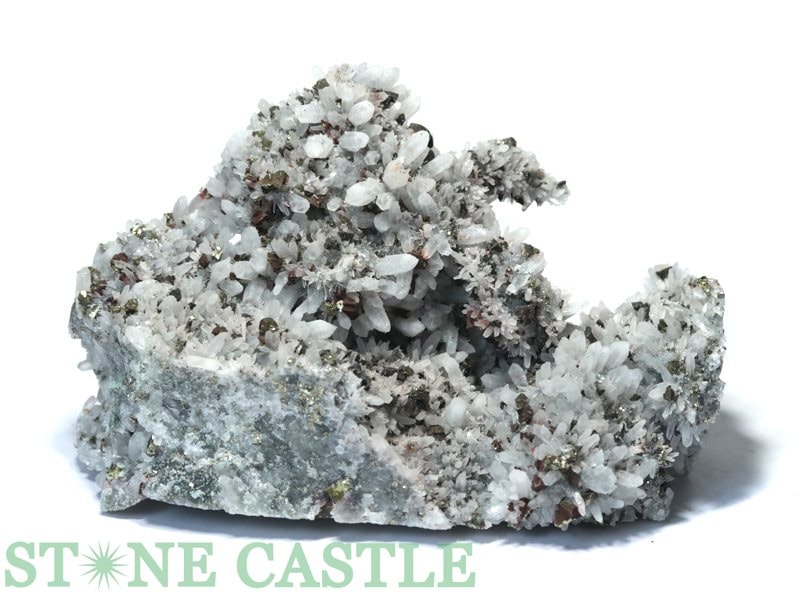 ☆原石一点物☆【原石】パイライト水晶共生クラスター No.36 | すべて