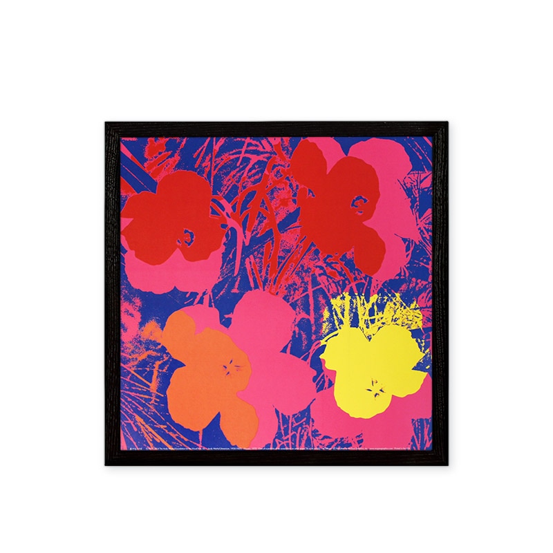 アンディ・ウォーホル | ポスター Flowers 額装付き| 森美術館