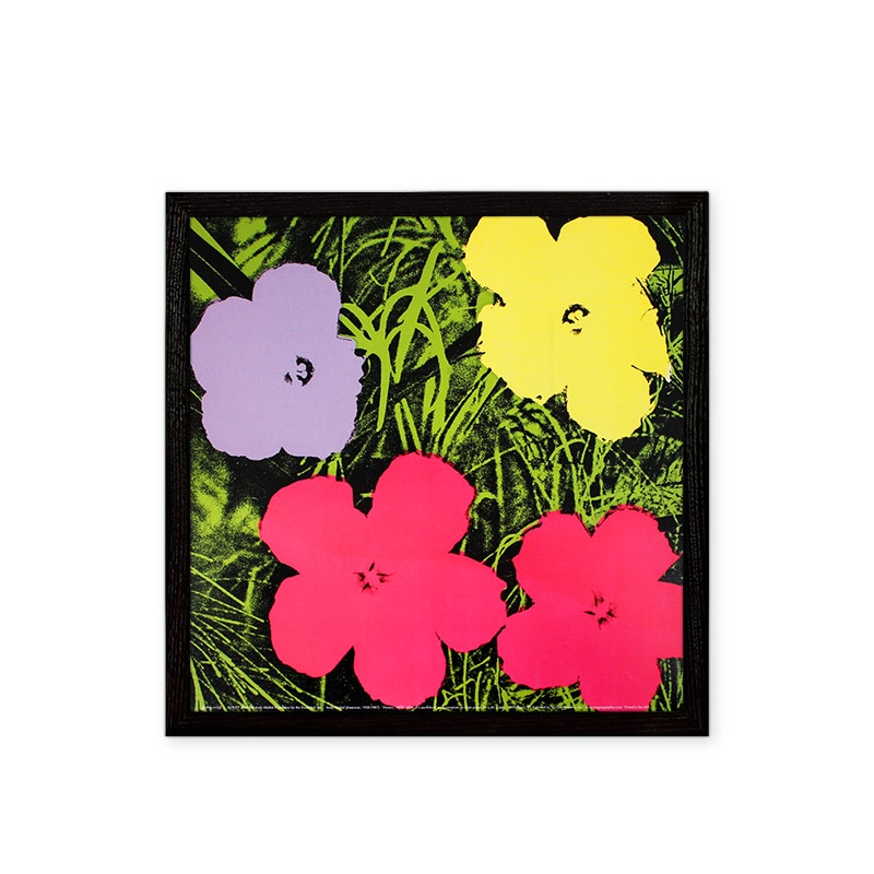 アンディ・ウォーホル | ポスター Flowers 額装付き| 森美術館