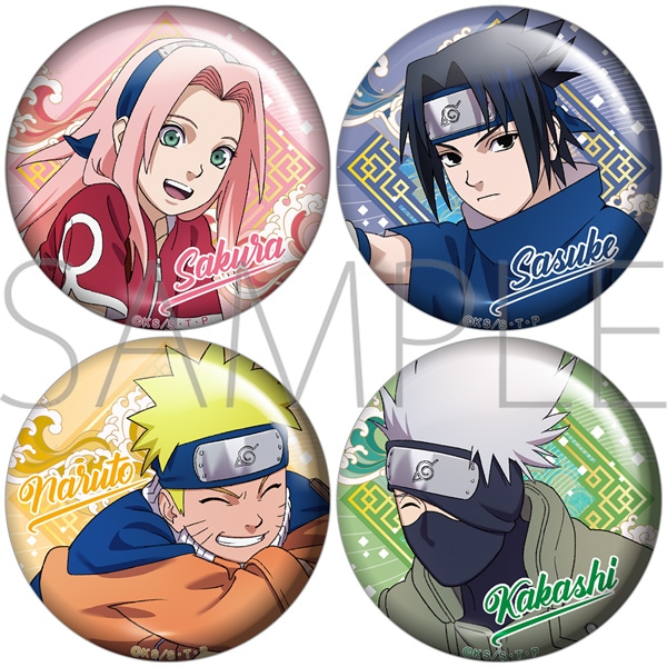 NARUTO-ナルト- 疾風伝 メタルバッジセット 縁シリーズ SASUKE2024