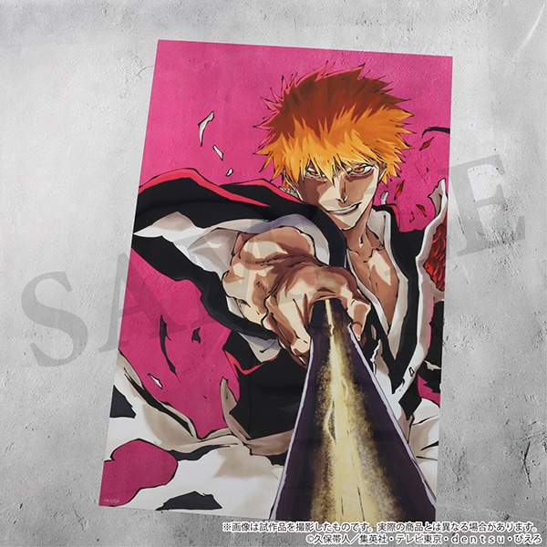 BLEACH 千年血戦篇 クリアポスター 更木剣八 CALL YOUR NAME VISUAL