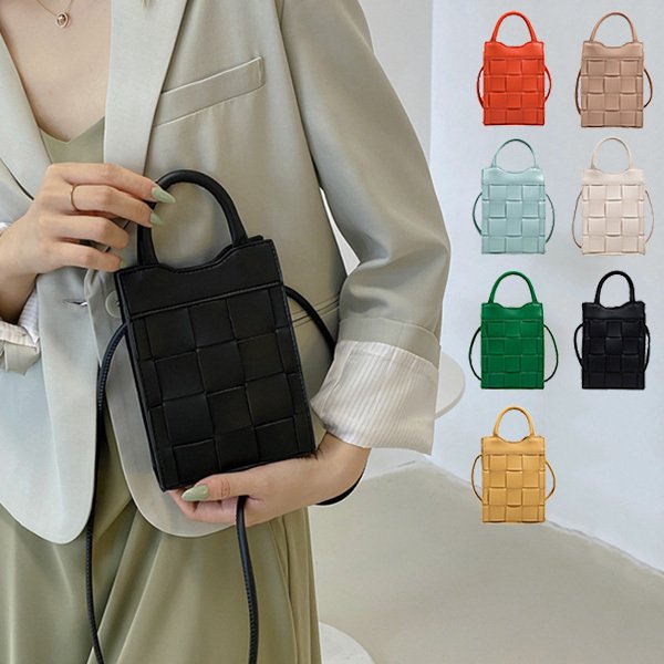 編み込みデザイン2WAYミニショルダーバッグ | レディース,バッグ