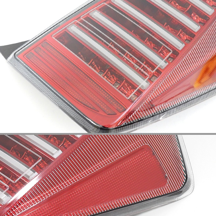 ZVW30系 プリウス フルLEDファイバー テールランプ 【左右セット