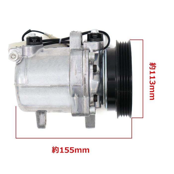 キャリイトラック DA16T DA63T DA65T等 エアコンコンプレッサー AC