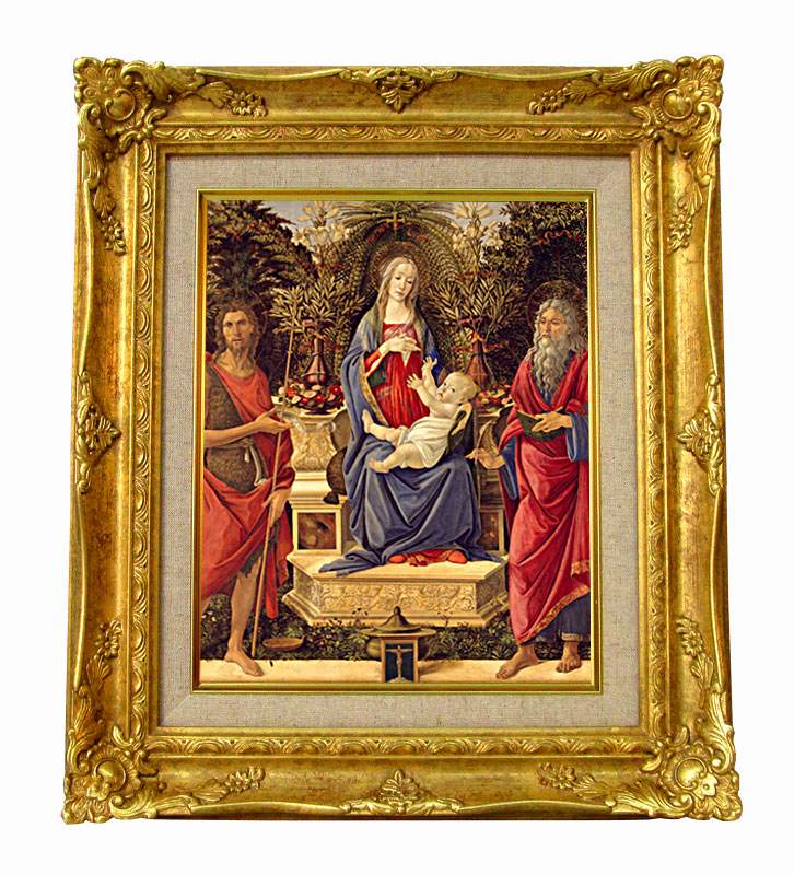 西陣織 『聖母子像』 聖画 西陣織 『聖母子像』 聖画 西陣織 『聖母子