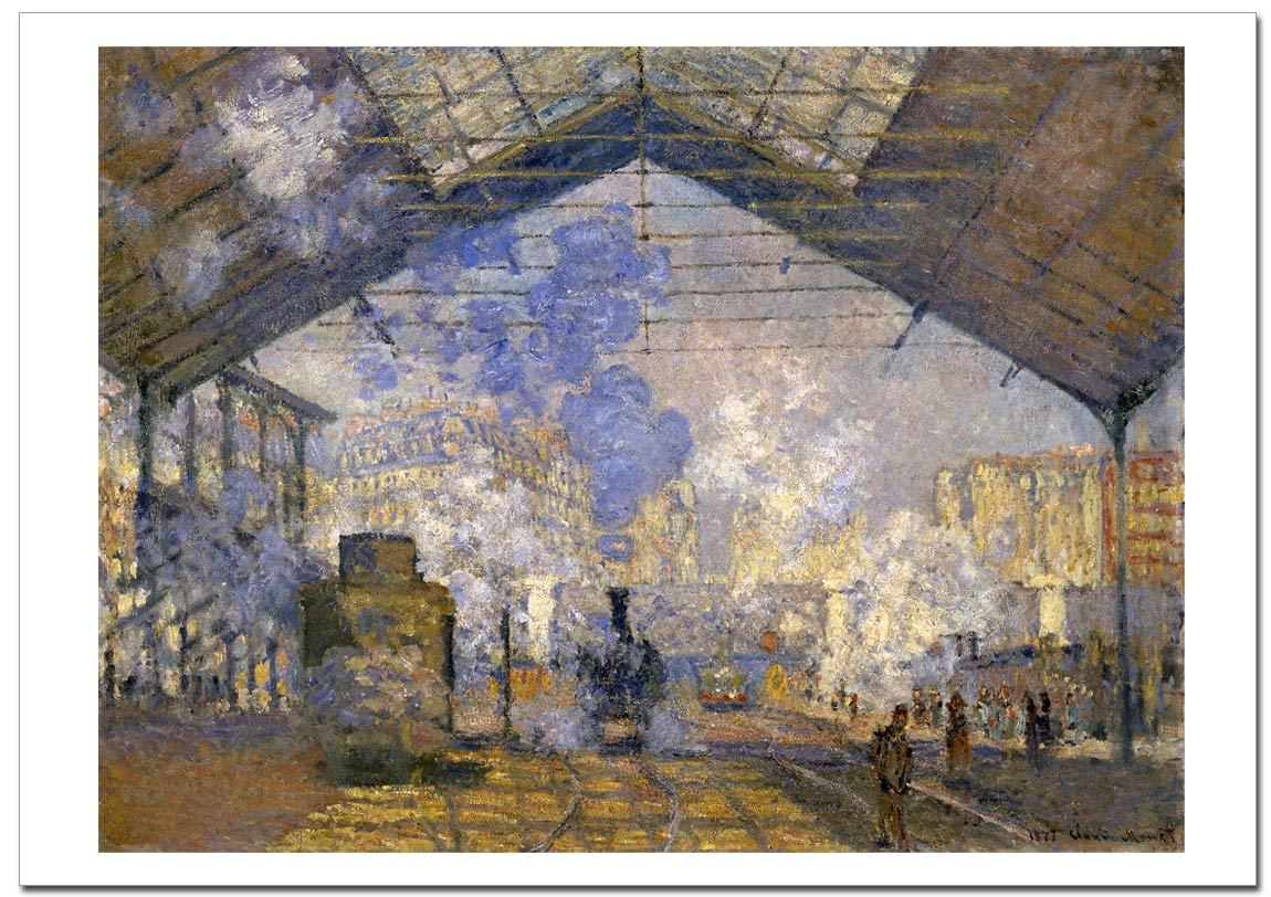 モネサン・ラザール駅ジクレーポスター販売