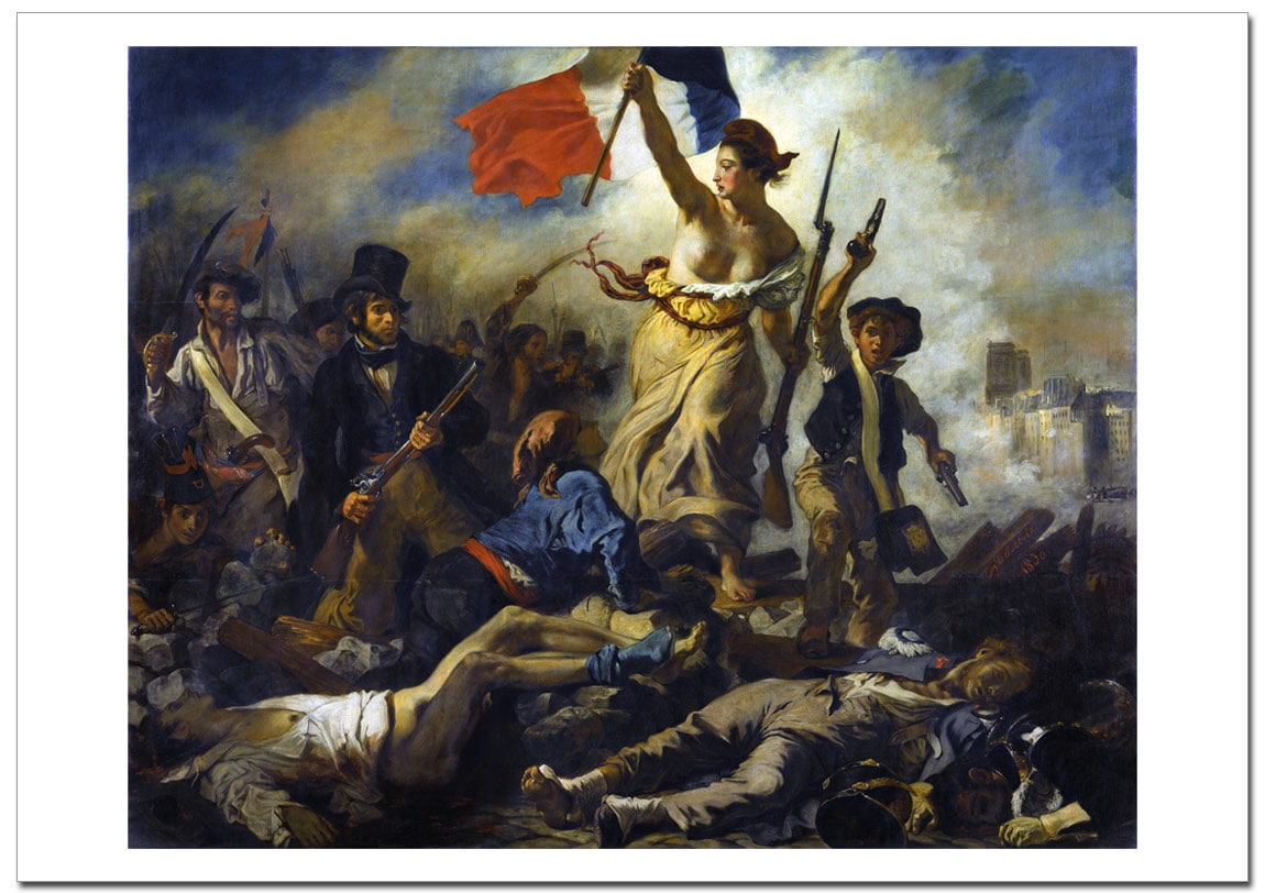 ドラクロワ 民衆を導く自由の女神 ポスター販売