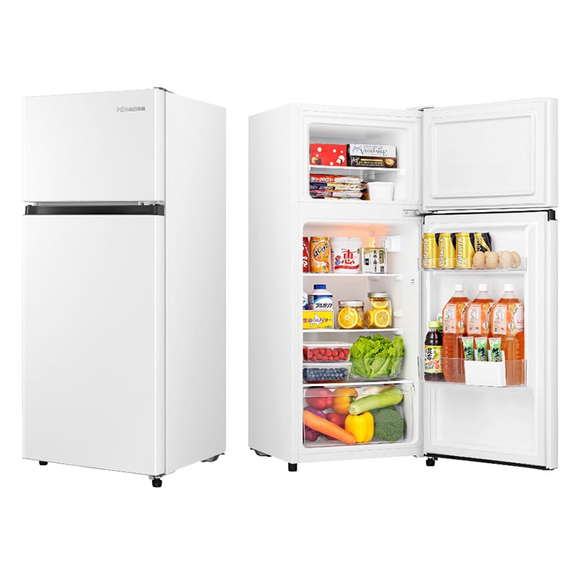 冷蔵庫 HR-B12HW ハイセンス 使用期間半年 引越しによる処分のため特価