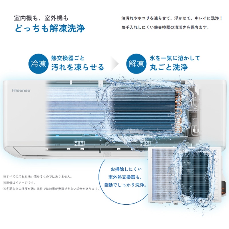 185 Hisense 2023年製エアコン 6～8畳用 整備済み