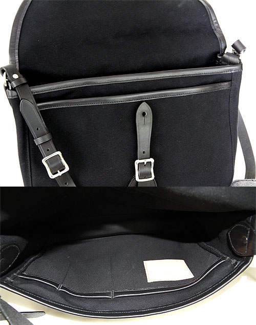 PLAIN キャンバスバッグ フィールドニューショルダーM ブラック