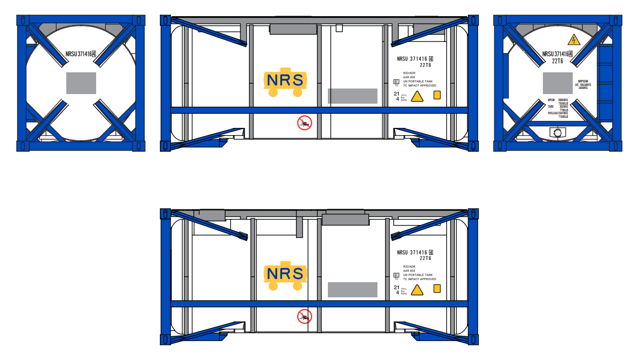 新作&再生産品発売 20ftタンクコンテナ – ポポンデッタの鉄道模型製品