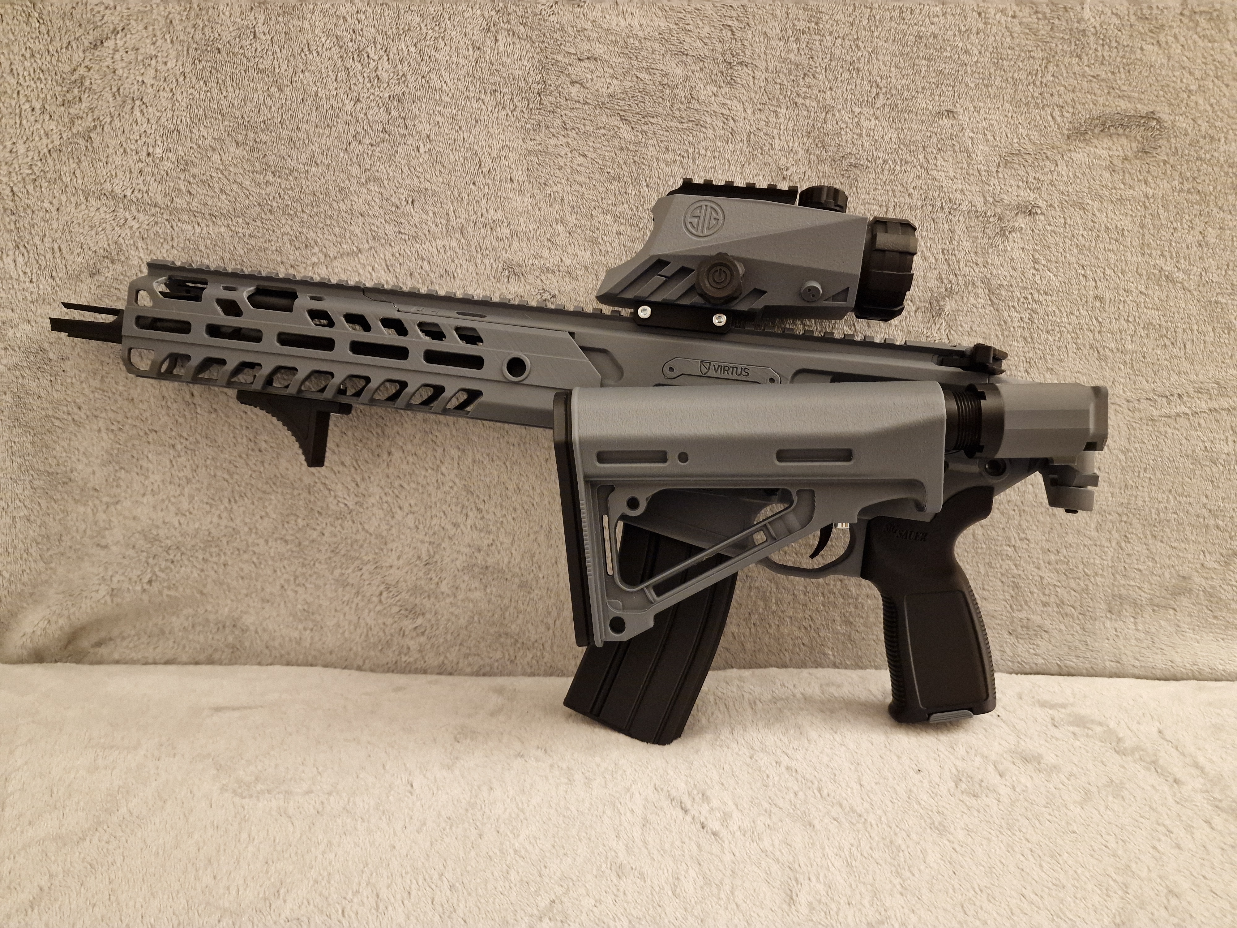 SIG Sauer MCX Virtus SBR Assault rifle Carbine - Free 3D Print
