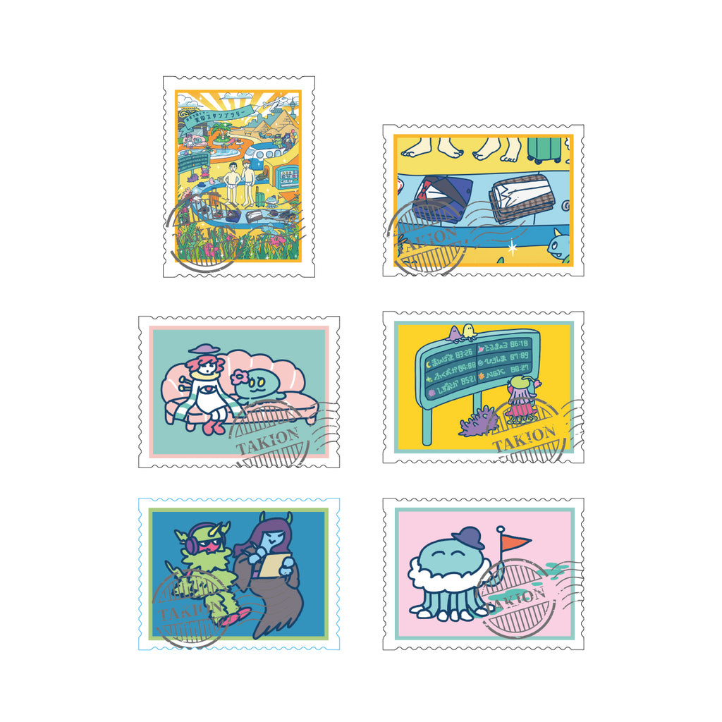 滝音全国ツアー「実印スタンプラリー」 切手風シールセット – FANY Mall
